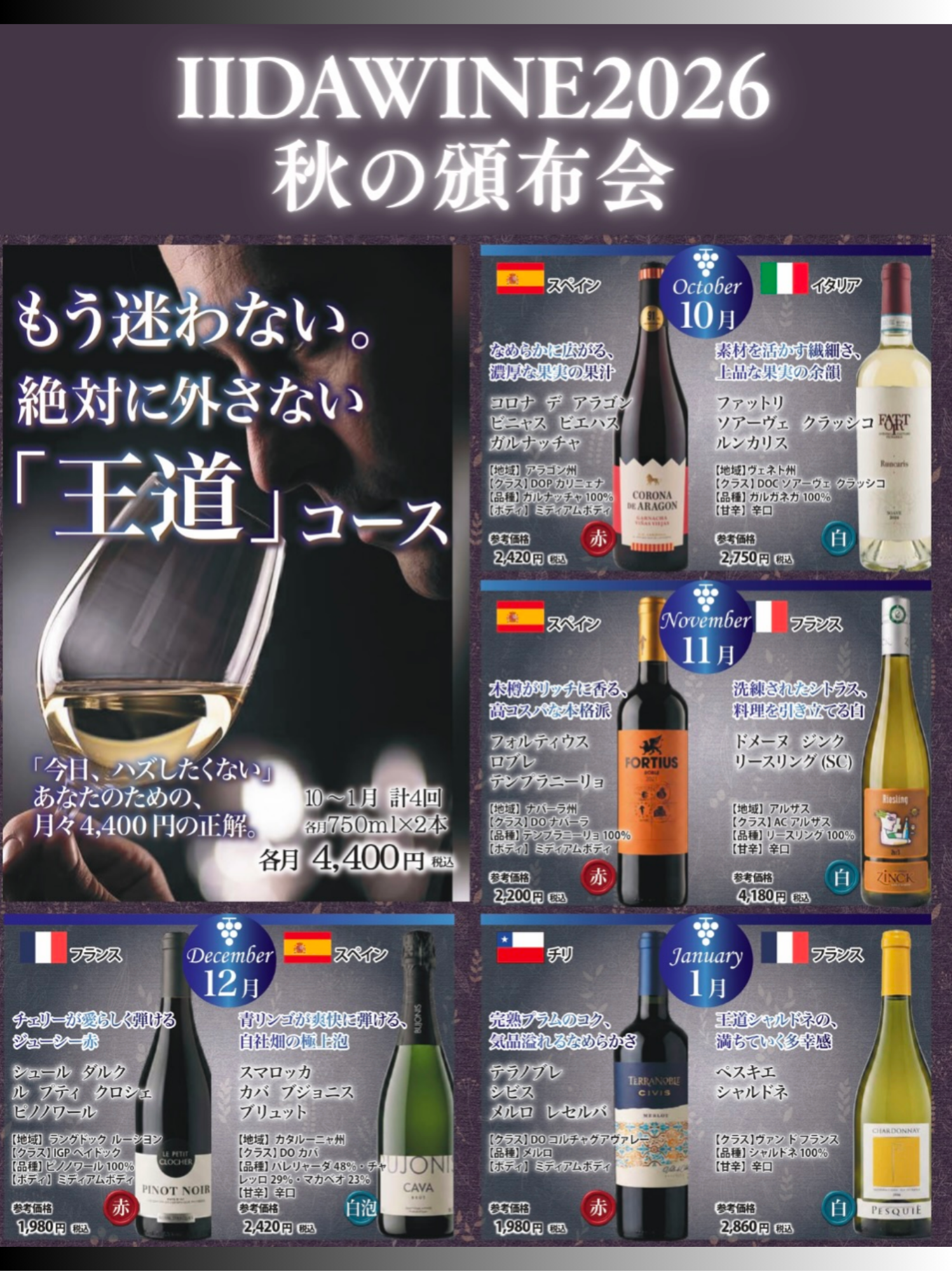 ①王道コース